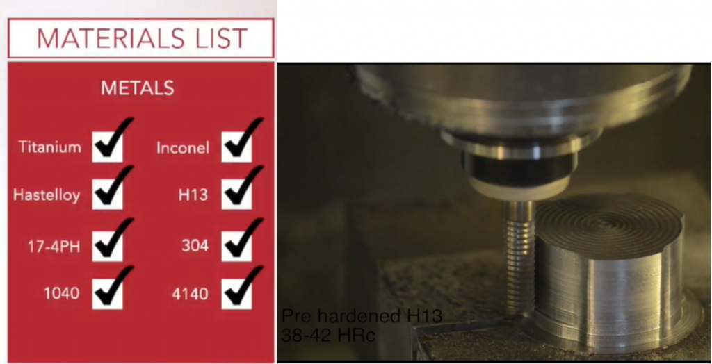 Materials List Công nghệ Dynamic Motion của Mastercam